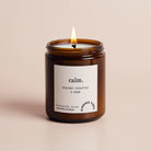 Relaxing Gift Calm Essential Oil Blend Jar Candle - Luxury Aromatherapy, Gift-Ready Box