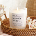 Sister Wedding Day Gift Soy Wax Candle Personalised Luxury Box Ready to Gift Thank You