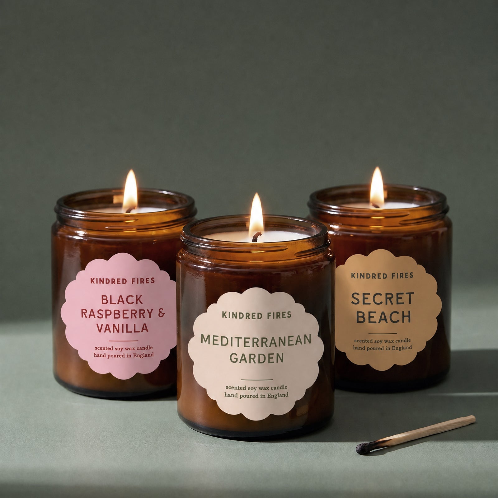 Summer Scents Trio - Set of 3 Scented Jar Candles