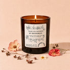 Thank You Bridesmaid Gift Wildflower Candle Wedding Favor Refillable in Luxury Box