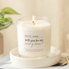 Thank You Gift Be My Maid of Honour Soy Wax Candle in Luxury Gift-Ready Packaging