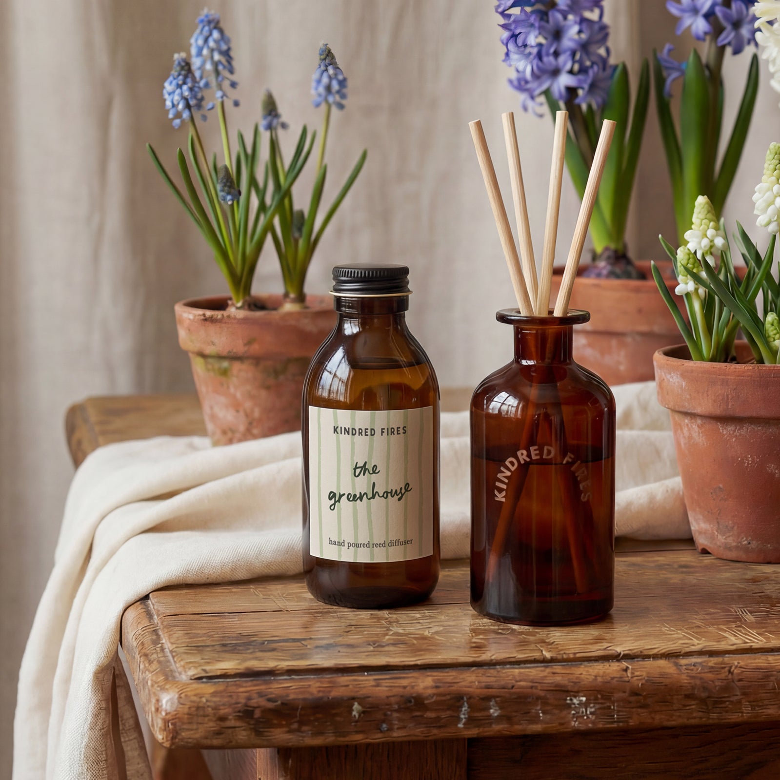The Greenhouse Jar Scented Candle And Reed Diffuser Gift Set For Her