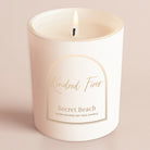 Tropical Gift Candle Secret Beach Scented Glow Through Candle in Luxury Gift Box