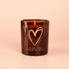 Valentine's Gift Heart Candle for Couples - Personalised Romantic Gift in Luxury Box