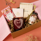 Valentine's Gift Initials Candle for Couples Personalised Romantic Gift in Luxury Box