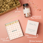 Travel Gift For Her Personalised Candle Honeymoon Ticket Gift