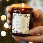 Christmas Gift Auntie and Uncle Botanical Candle Luxury Packaging Personalised Present