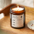 Birthday Thank You Honeymoon Gift Surprise Travel Gift Airport Candle in Luxury Box