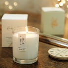 Christmas Gift Personalised Stocking Candle with Lid in Luxury Gift-Ready Packaging