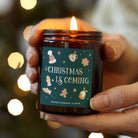 Christmas Gift Candle – Christmas Is Coming Decoration Candle in Luxury Gift Box