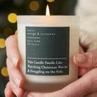 Christmas Gift For Her Smells Like Christmas Movies Candle Luxury Gift Box Ready To Give