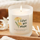 Mother's Day Gift Floral Scented Candle Love You Mum Luxury Gift-Ready Packaging