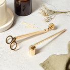 Mother's Day Gift Idea Tealight Holder Set with Candles, Bath Salts & Gold Trimmer in Luxury Box