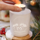 Christmas Gift Penguin Family Tea Light Holder Luxury Box Holiday Decor New Baby Snowglobe