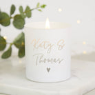 Anniversary Gift Personalised Candle – Luxury Soy Wax Scented Candle in Gift Box