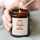 Birthday Thank You Gift Candle - Personalised Soy Wax, Luxury Gift-Ready Packaging