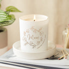 Mother's Day Gift Floral Personalised Candle – Luxury Gift Box, Unique Thoughtful Present