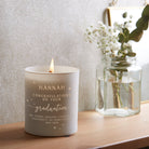 Graduation Gift Personalised Glow Through Candle - Soy Wax in Luxury Gift-Ready Box