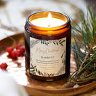Christmas Gift Candle – Personalised Merry Message, Luxury Gift-Ready Packaging, Scented Gift for
