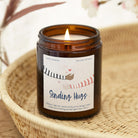 Thinking of You Gift Sending Hugs Jar Candle - Personalised Soy Wax in Luxury Gift Box