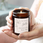 Sister Birthday Gift - Personalised Soy Wax Candle in Luxury Box Ready to Gift Her