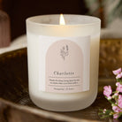 Birthday Thank You Gift Personalised Wildflower Arch Soy Wax Candle in Luxury Box
