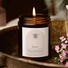 Christmas Gift for Her Personalised Bee Candle - Kindred Fires