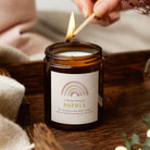 Rainbow Remembrance Gift Candle – Personalised Soy Wax Memorial Gift in Luxury Box