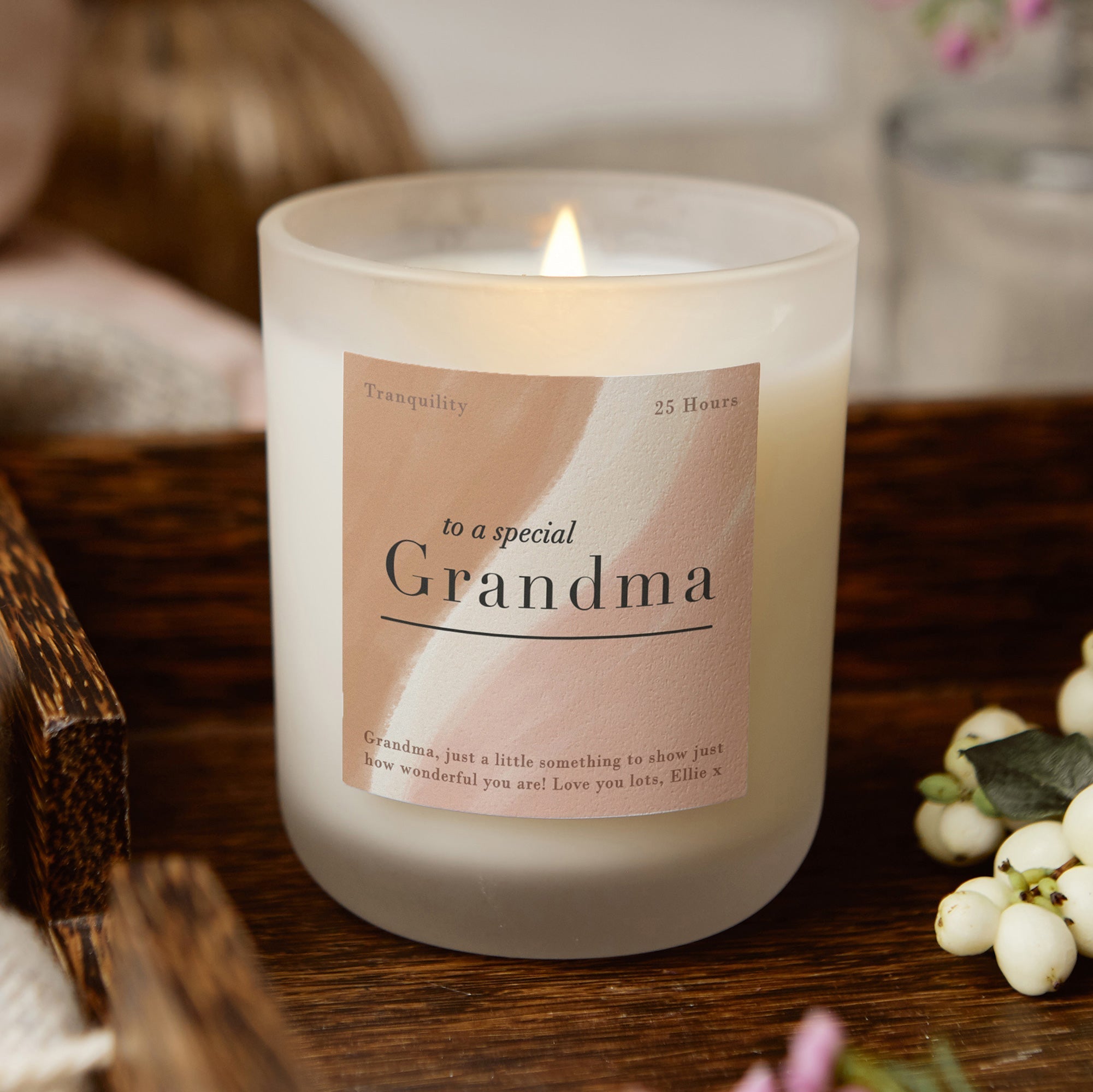 Mother's Day Gift Special Grandma Scented Candle in Luxury Gift-Ready Packaging