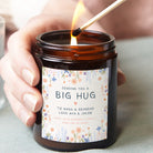 Thank You Gift Big Hug Personalised Thinking of You Candle in Luxury Gift-Ready Box