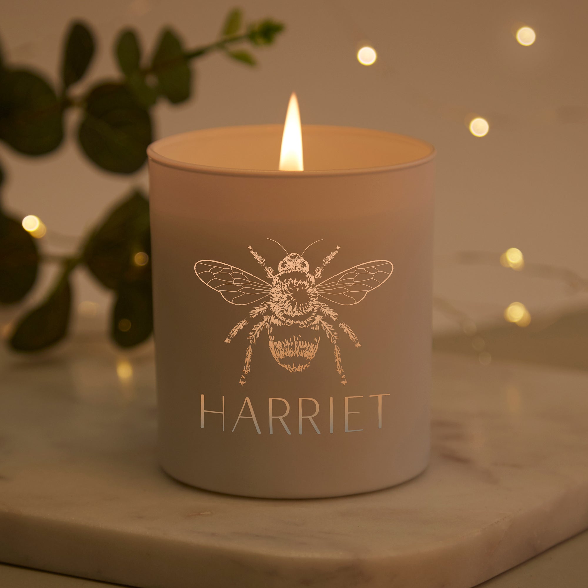Thank You Gift Worker Bee Personalised Scented Candle in Luxury Gift-Ready Packaging