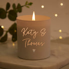 Anniversary Gift Personalised Candle - Kindred Fires