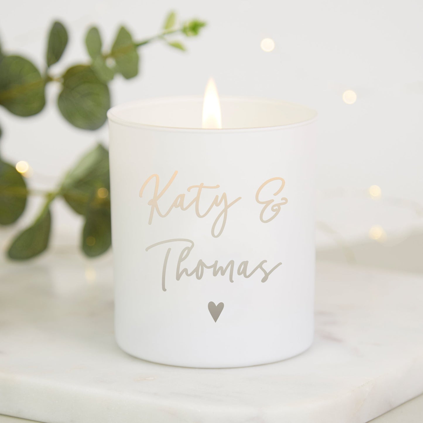 Anniversary Gift Personalised Candle - Kindred Fires