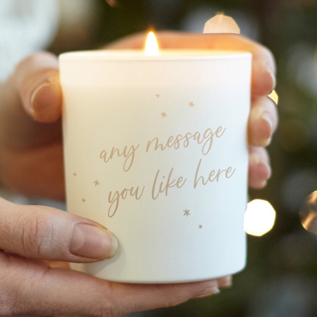 Any Message Candle Gift - Kindred Fires