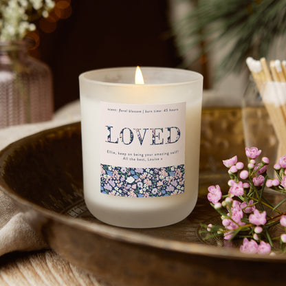 Any Word Personalised Candle Gift - Kindred Fires