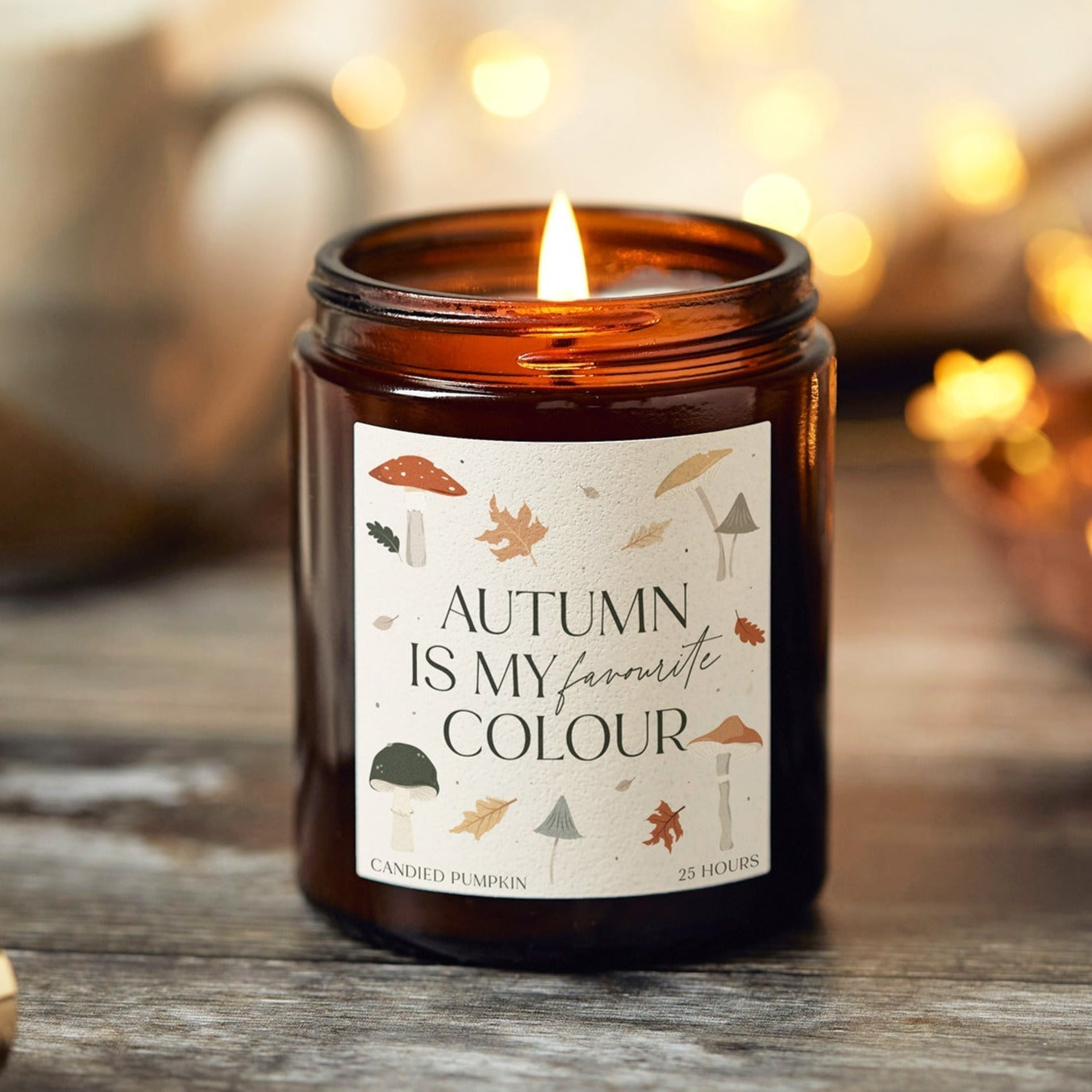 Autumn Candle Autumn Is My Favourite Colour - Kindred Fires
