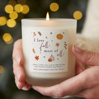 Autumn Candle I Love Fall Pumpkin - Kindred Fires