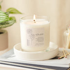 Birth Flower Gift Personalised Birth Flower Gift Luxury Scented Candle