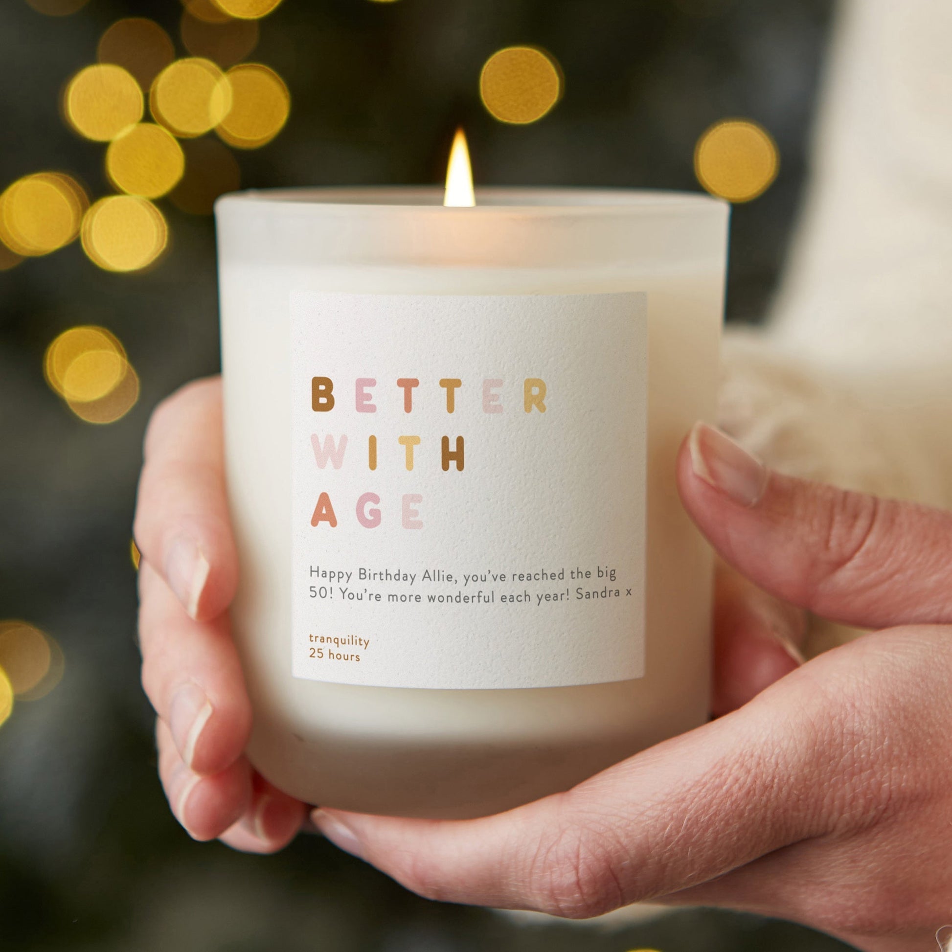 Birthday Gift For Her Better With Age Candle - Kindred Fires