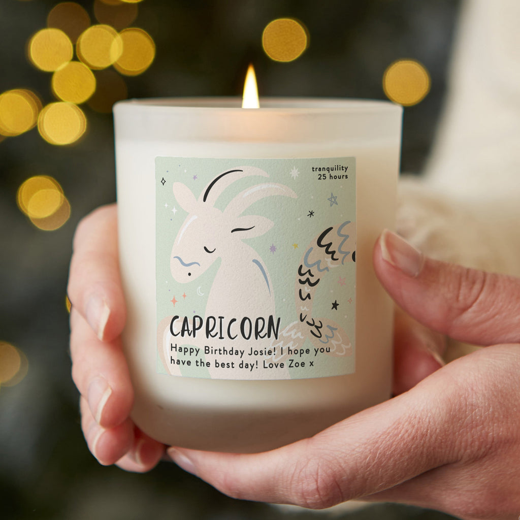 Birthday Gift Zodiac Colourful Candle - Kindred Fires