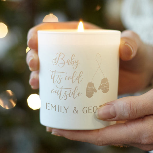 Christmas Decoration Personalised Candle - Kindred Fires