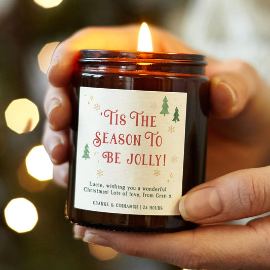 Christmas Gift Candle Season to be Jolly - Kindred Fires