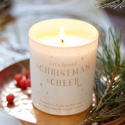 Christmas Gift Christmas Cheer Scented Soy Candle - Kindred Fires