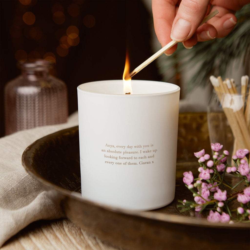 Christmas Gift for Wife Map Candle - Kindred Fires