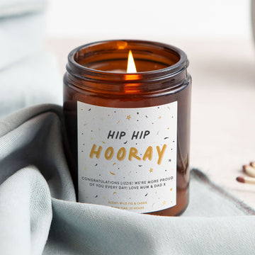 Congratulations Gift Hip Hooray Candle - Kindred Fires