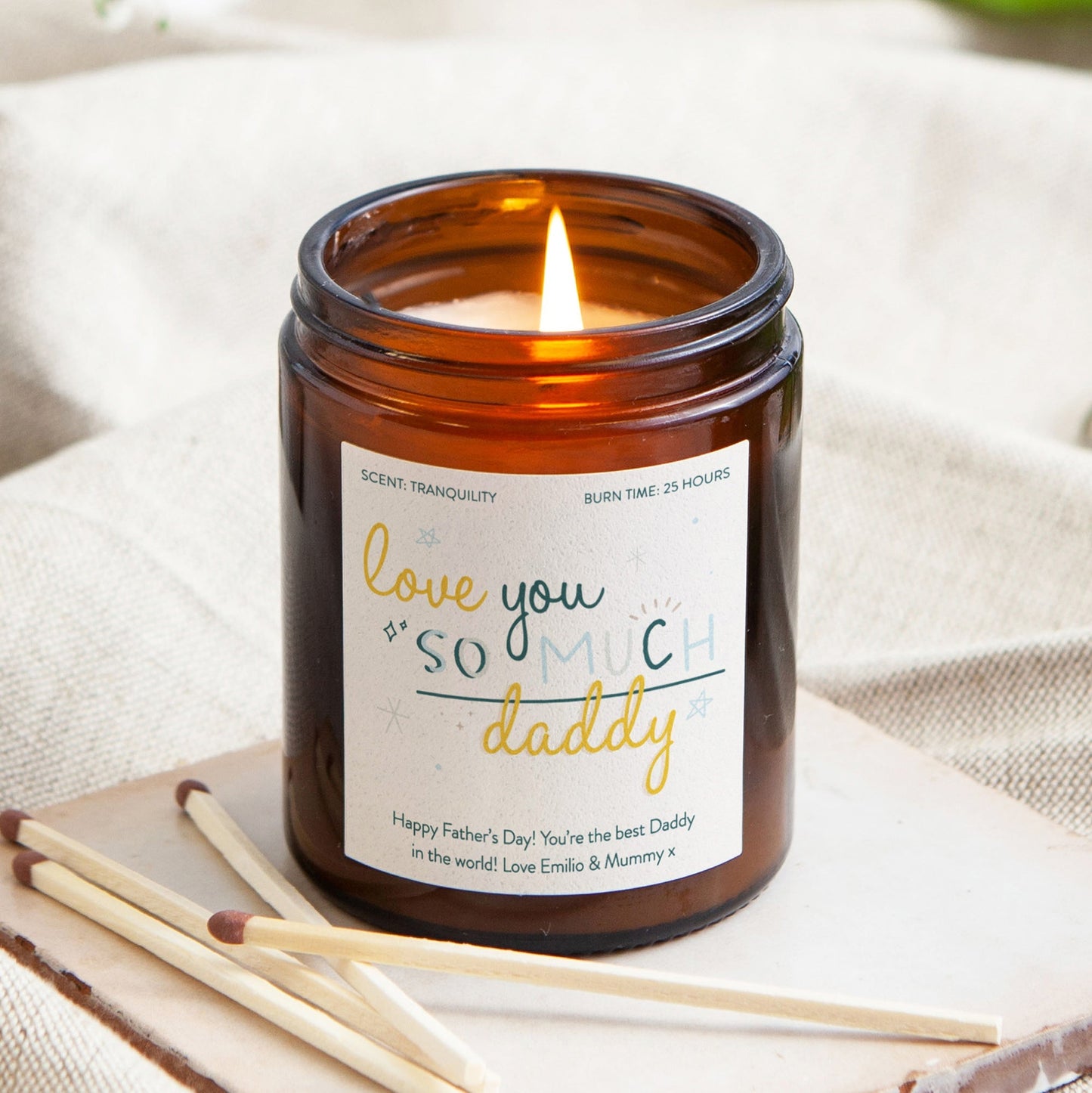 Daddy Father's Day Gift Apothecary Candle - Kindred Fires