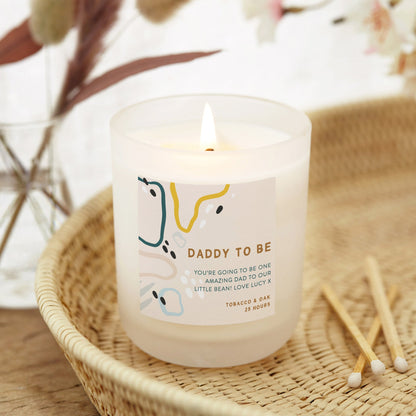 Daddy To Be Father's Day Gift Scented Candle - Kindred Fires