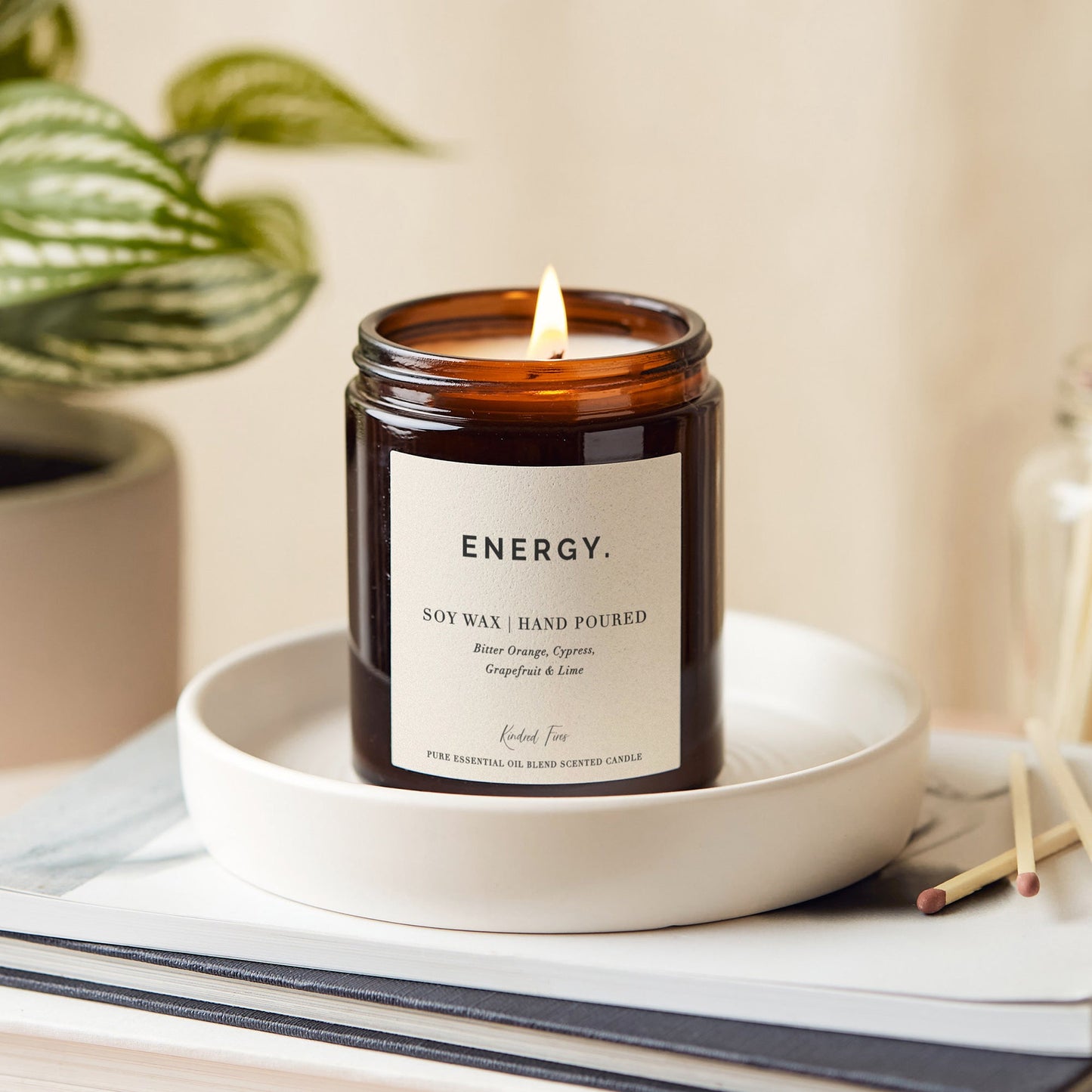 Energy Aromatherapy Candles - Kindred Fires