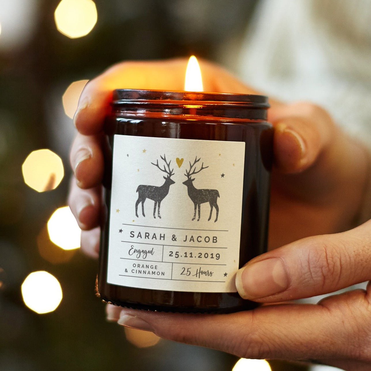 Engagement Christmas Candle - Kindred Fires