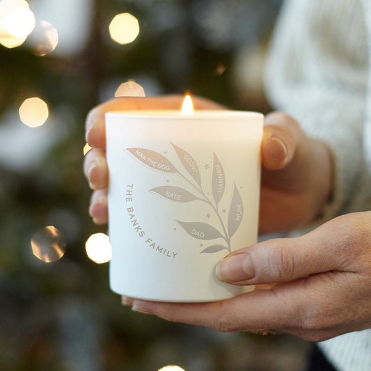 Family Tree Candle Gift - Kindred Fires